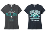 marlins 2025 ladies triblend tee