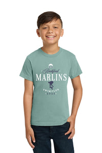 marlins 2025 youth garment dyed tee