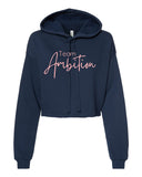 NEW! TEAM AMBITION ladies crop hoodie (3 colors)